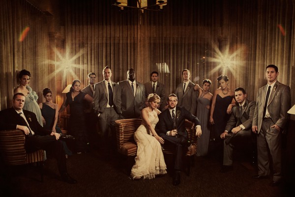 Dena & Ryan: A Mad Men wedding